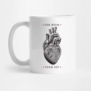 Cor meum tuum est Mug